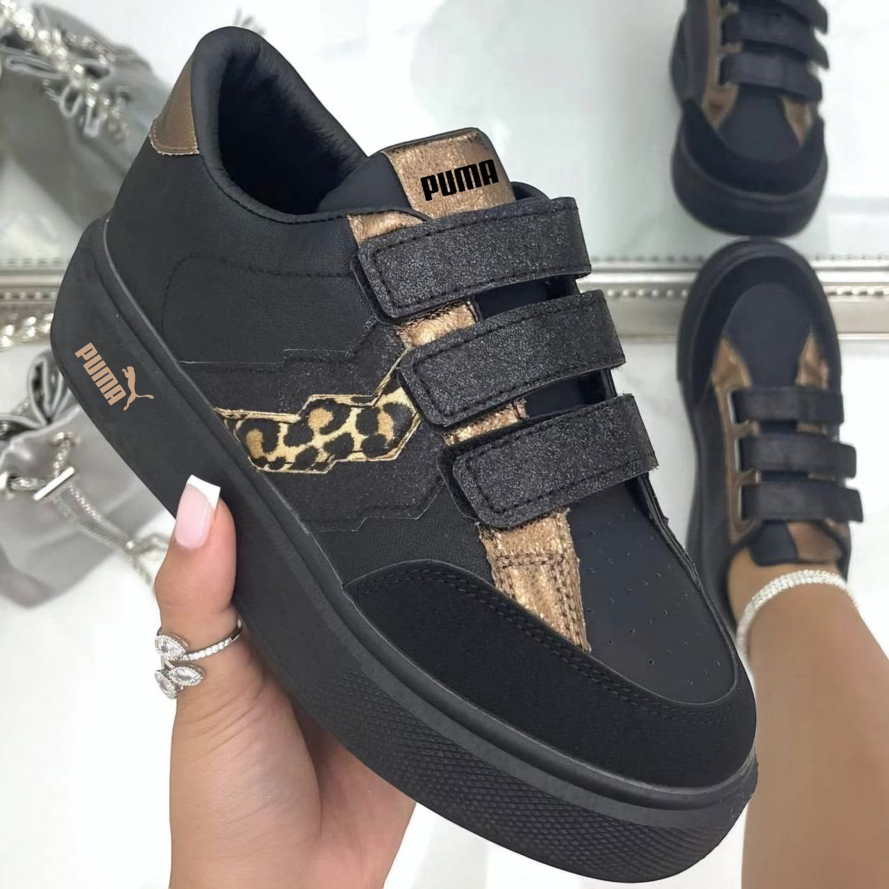 PUMA PRETO GOLD