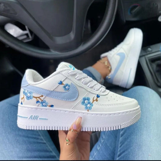 NIKE AIR BLUE FLOWER