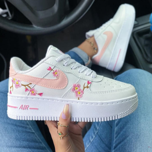 NIKE AIR PINK FLOWER