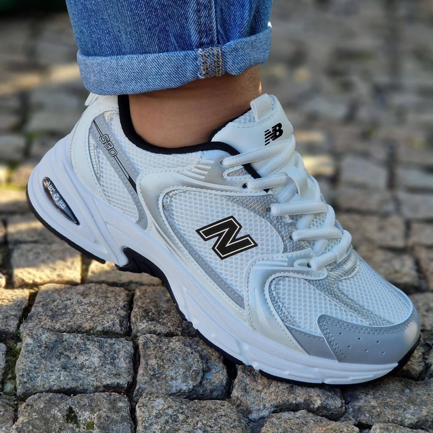 NB 530 BRANCO CINZA