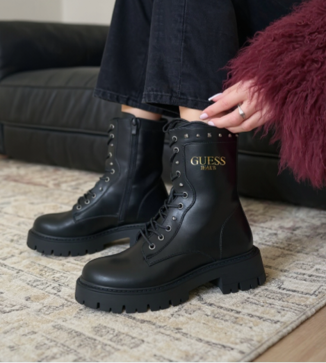 BOTA BLACK GUESS JEANS